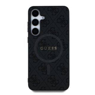 Guess PU Leather 4G Colored Ring MagSafe Case for Samsung Galaxy S25 Plus (GUHMS25MG4GFRK)