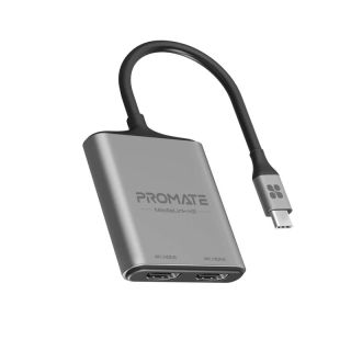 Promate MediaLink-H2 Adapter USB-C to Dual HDMI UltraHD (MediaLink-H2)