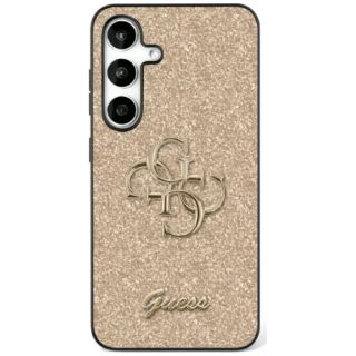 Guess Fixed Glitter Big 4G Metal Logo Case for Samsung Galaxy S25 Ultra (GUHCS25LHG4SGD)