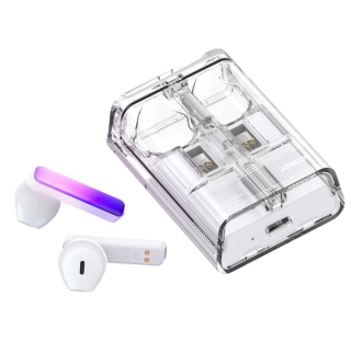 Joyroom JR-TC1 IceLens Series Bluetooth LED Earphones (JR-TC1-WHT)