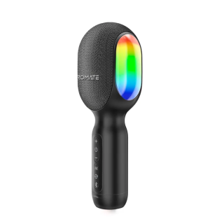 Promate VocalMic 5-in-1 RGB Wireless Karaoke Microphone & Speaker (VOCALMICBK)