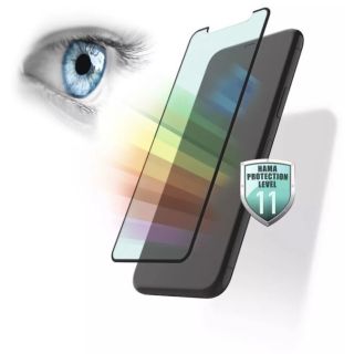 Hama Anti-Bluelight+Anti-bacterial 3D Tempered Glass for Apple iPhone 13 / 13 Pro (213017H)
