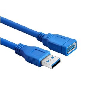 RoGer USB-A Extension Cable 5Gbps / 3m / blue (RO-USBA-EXT-3M-BE)