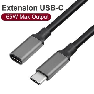 RoGer USB-C Extension Cable 10Gbps 1m (RO-USBC-EXT-1M-BK)