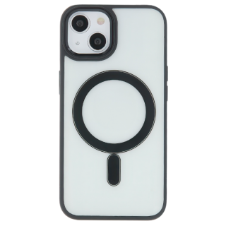 Mocco Satin Clear MagSafe Back case for Apple iPhone 15 Plus (MC-SCM-IPH-15P-BK)