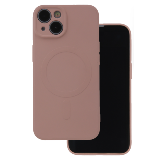 Mocco Simple Color MagSafe Case for Apple iPhone 15 (MC-SCMS-IPH-15-PI)