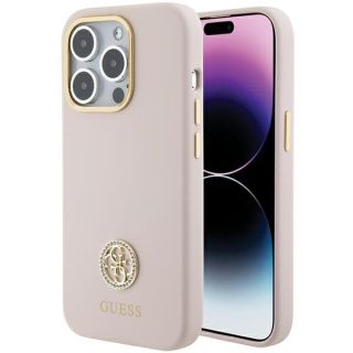 Guess GUHCP15LM4DGPP Back Case for Apple iPhone 15 Pro (GUHCP15LM4DGPP)