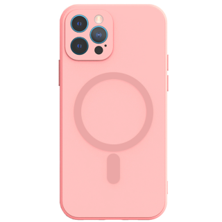 Mocco MagSilicone Soft Back Case Silicone Case for Apple iPhone 12 Pro Pink (MO-MAGSI-BC-IPH12PRO-PI)