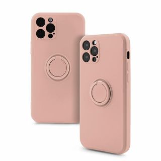 Mocco Pastel Ring Silicone Back Case for Samsung Galaxy S22 Plus 5G Pink (MO-RING-SA-S22PL-PI)
