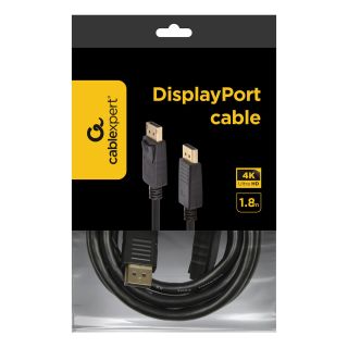 Gembird CC-DP2-6 Displayport v1.2 Video Cable 4K / 1,8m / black (CC-DP2-6)