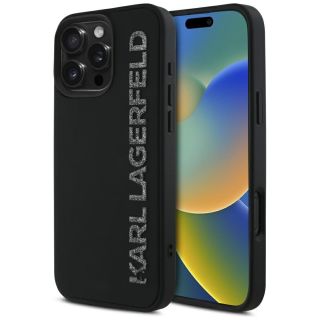 Karl Lagerfeld HC 3D Phone Case for Apple iPhone 16 Pro Max (KLHCP16XRBKGVCK)