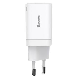 Baseus Super Si PD Wall Charger 30W / 1x USB-C / 1x USB (BRA012292)