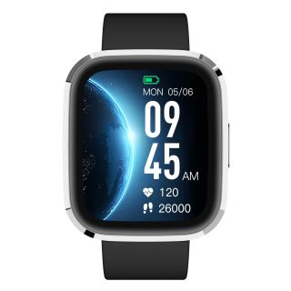 Garett Smartwatch Garett GRC STYLE Silver-black IPS / Bluetooth / IP68 / SMS (STYLE_SVR_BLK)