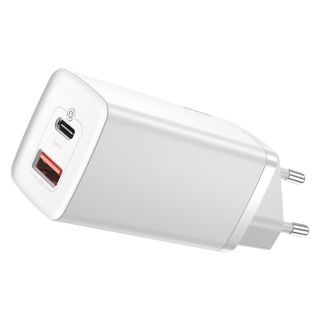 Baseus GaN2 Lite PD Wall Charger 65W / 1x USB-C / 1x USB (BRA012286)