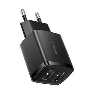 Baseus Compact Wall Charger 2x USB / 10.5W (BRA011958)