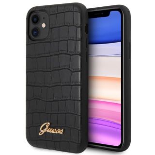 Guess GUHCN61PCUMLCRBK Croco Cover for Apple iPhone 11 Black (GUHCN61PCUMLCRBK)