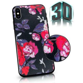 Mocco Flowers Back Case 3D for Apple Iphone 11 Pro Max Black (MO-FLO-IPH11MAX-BK)