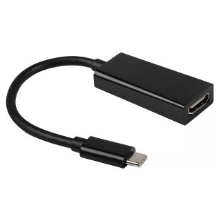 Roger Multimedia Adapter Type-C to HDMI (4K @ 30Hz, 1080P @ 60Hz) Black (AD15649)