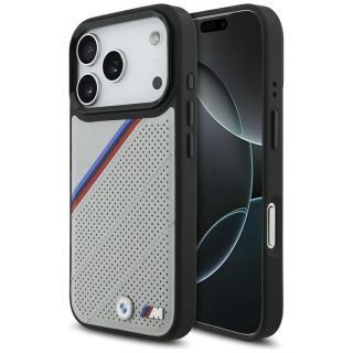 BMW M Tricolor Metal Logo MagSafe Case for Apple iPhone 17 Pro (BMHMP17L25PCSPEG)
