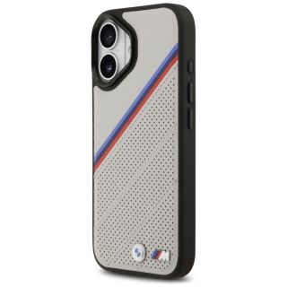 BMW M Tricolor Metal Logo MagSafe Case for Apple iPhone 17 (BMHMP17S25PCSPEG)