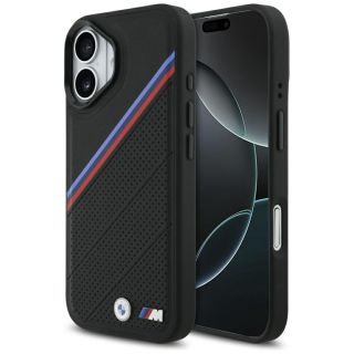 BMW M Tricolor Metal Logo MagSafe Case for Apple iPhone 17 (BMHMP17S25PCSPEK)