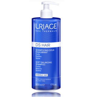 Uriage DS Soft Balancing gentle balancing shampoo for hair 200 ml (3661434007408)