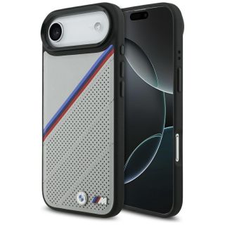BMW M Tricolor Metal Logo MagSafe Case for Apple iPhone 17 Air (BMHMP17M25PCSPEG)