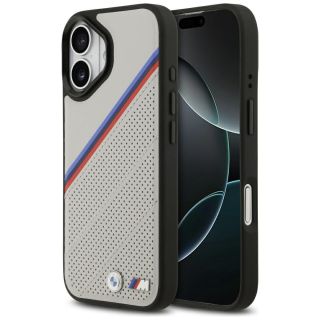 BMW M Tricolor Metal Logo MagSafe Case for Apple iPhone 17 (BMHMP17S25PCSPEG)