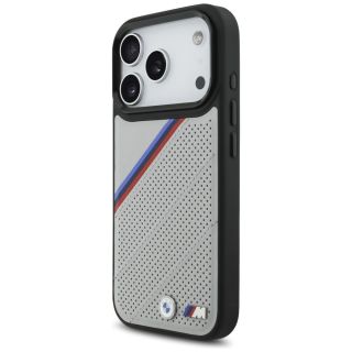BMW M Tricolor Metal Logo MagSafe Case for Apple iPhone 17 Pro (BMHMP17L25PCSPEG)
