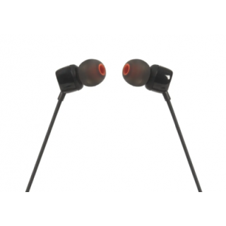 JBL Tune T110 Wired Earphones Black (JBLT110BLKE)
