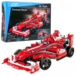 CaDa C51010W R/C Formula Toy Car Collapsible constructor set 317 parts (ZKL.C51010W)