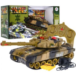 RoGer R/C Tank Desert Camouflage Toy Car 2.4 GHz (RO-9993)