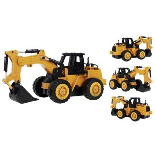 RoGer R/C Excavator Toy Car 1:36 2.4 GHz (ZRC.9209A)
