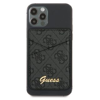 Guess MagSafe 4G Classic Logo Wallet Card Slot (GUWMS4GTLBK)