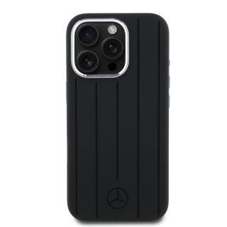 Mercedes Liquid Silicon Stripes Pattern MagSafe Case for Apple iPhone 16 Pro (MEHMP16L23SUVSK)