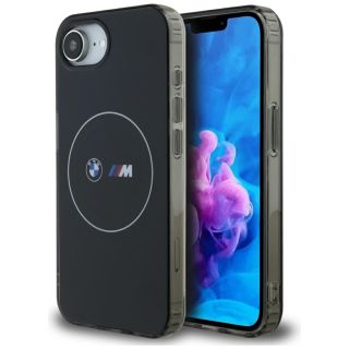 BMW IML Metal White Circle MagSafe Back Case for Apple iPhone 16e (BMHMPSE424HBMKH)