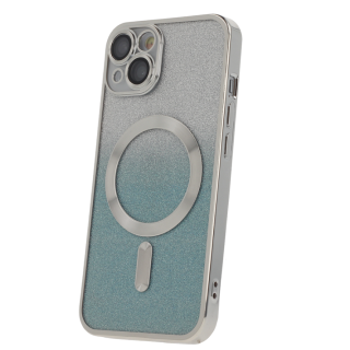 Mocco Glitter Chrome MagSafe Case for Apple iPhone 15 Plus (MC-GC-IPH15PL-SL)