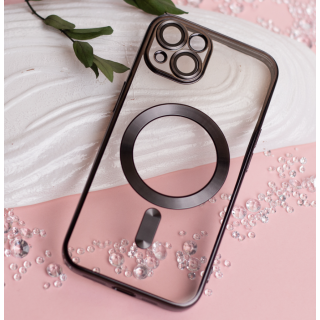 Mocco Color Chrome MagSafe Case for Apple iPhone 15 Pro (MC-CHMG-IPH-15P-BK)