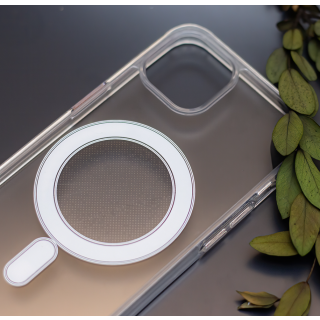 Mocco Anti Shock 1.5 mm MagSafe Silicone Case for Apple iPhone 15 Plus (MC-ANSHOCK-MS-IPH15PL-TR)