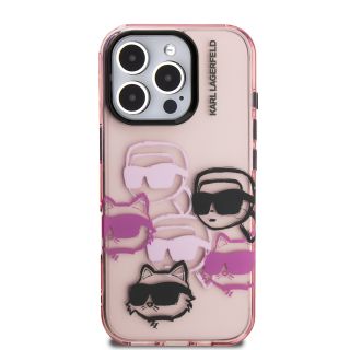 Karl Lagerfeld IML Multi K&CH Heads Case for Apple iPhone 16 Pro (KLHCP16LHMCHKCP)