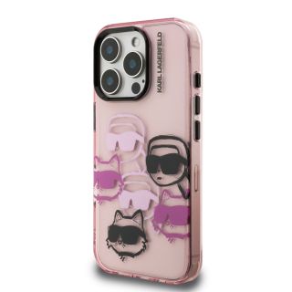 Karl Lagerfeld IML Multi K&CH Heads Case for Apple iPhone 16 Pro (KLHCP16LHMCHKCP)