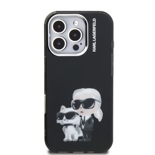 Karl Lagerfeld IML Aquarelle Karl and Choupette Case for Apple iPhone 16 Pro Max (KLHCP16XHMKCAQK)