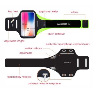 Swissten Armbag Case for phones up to 6 inches (SW-ARM-BAND6)