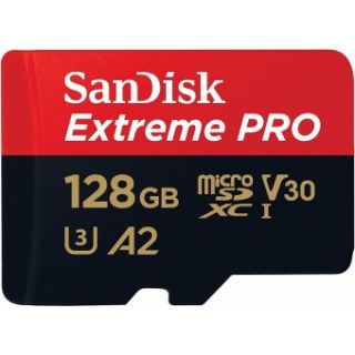 SanDisk Extreme PRO 128GB MicroSDXC Memory Card (SDSQXCD-128G-GN6MA)