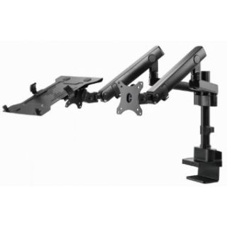 Gembird Desk Mounted Adjustable Monitor Arm with Notebook Tray (full-motion) Monitor mount (MA-DA3-03)