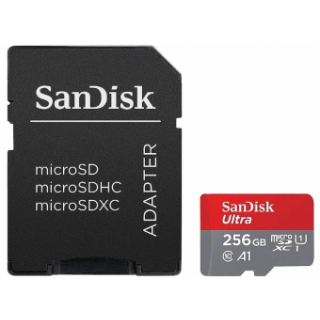 Sandisk Ultra microSDXC 256GB + Adapter Memory card (SDSQUAC-256G-GN6MA)