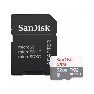 Sandisk Ultra microSDHC 32GB + Adapter Memory Card (SDSQUNR-032G-GN3MA)
