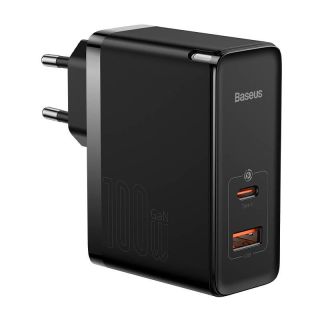 Baseus GaN5 Pro Wall charger USB-C / USB / 100W / 1m cable (CCGP090201)