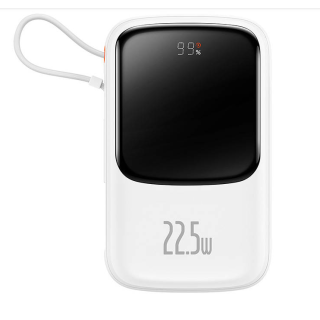Baseus Qpow Pro Powerbank with USB-C cable 10000mAh / 22.5W (PPQD020102)