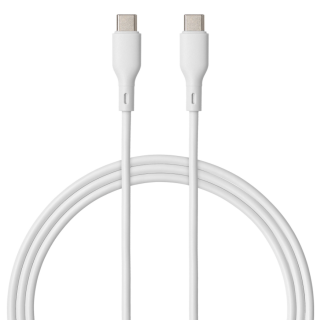 Qualo QRC-CC-00 Cable USB-C – USB-C / 1.5m / 60W / white (QRC-CC-00)